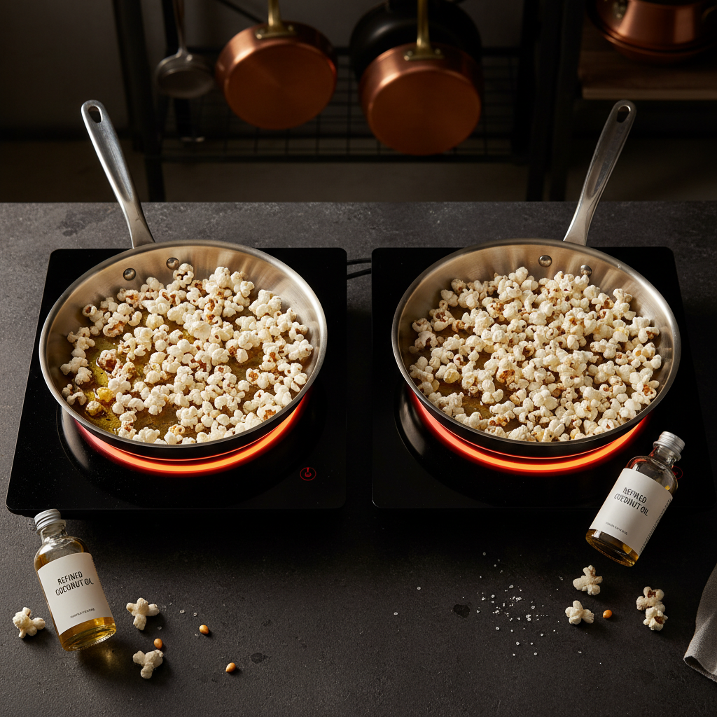 Snappy vs LouAna Coconut Oil at 460F